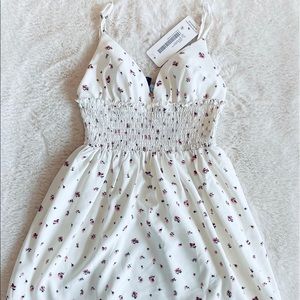White Floral Dress